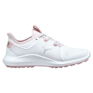 Puma IGNITE FASTEN8 Golf Shoes White Silver Pink 194241 01
