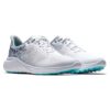 Footjoy Ladies Flex 2022 Golf Shoes - White/Grey 95767