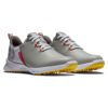 FootJoy Ladies Fuel Golf Shoes - Grey/Yellow/Pink 92372