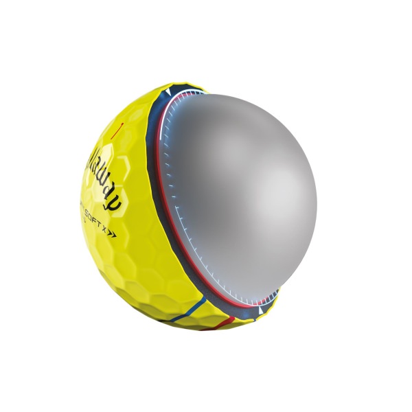 Callaway Chrome Soft X LS TT Yellow 2022 Golf Balls