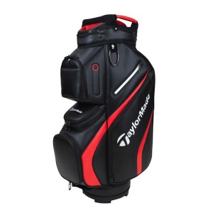 Taylormade Deluxe Cart Bag - Black/Red