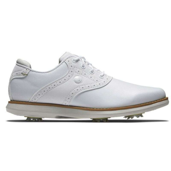 Footjoy Ladies Traditions Golf Shoes - Wide Width White - 97906