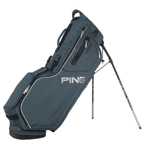 Ping Hoofer Stand Bag Slate/White/Silver