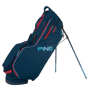 Ping Hoofer Stand Bag Navy Blue Red