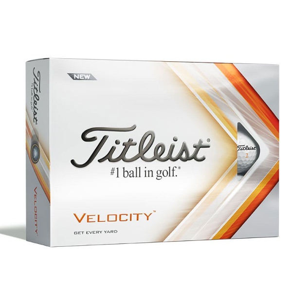 Titleist Velocity White Golf Balls 2022