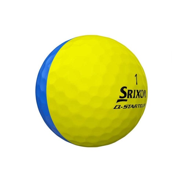 Srixon Q Star Tour Divide Blue/Yellow Golf Balls