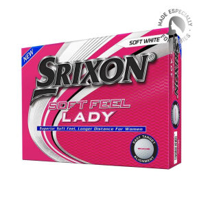 Srixon Soft Feel Ladies White Dozen Pack