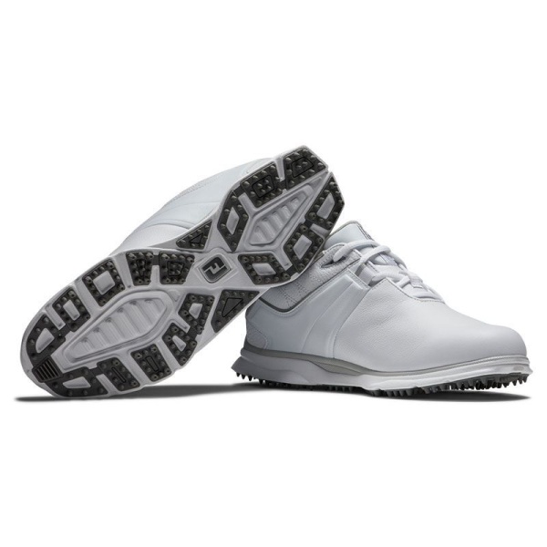 Footjoy Pro SL Ladies Golf Shoes - Medium Width White/Grey - 98134