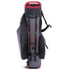 Big Max DRI LITE Hybrid 2 Golf Bag Charcoal Black Red