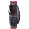 Big Max DRI LITE Hybrid 2 Golf Bag Charcoal Black Red