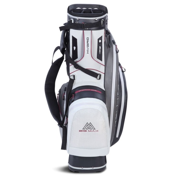  Big Max DRI LITE Hybrid 2 Golf Bag White Charcoal