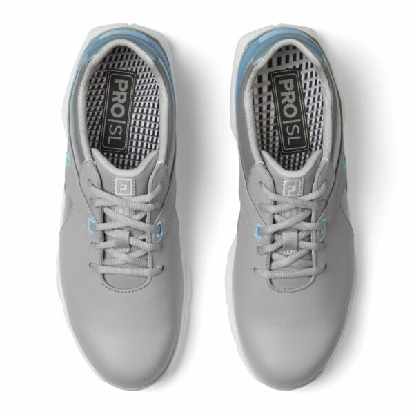 Footjoy Ladies Pro SL Golf Shoes - Grey/Blue - 98118