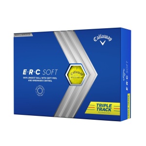 Callaway ERC Soft 23 Yellow Triple Track Dozen Golf Balls