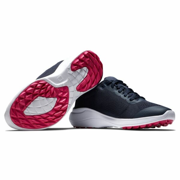  Footjoy Ladies Flex 2022 Golf Shoes - Navy 95765