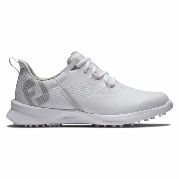 FootJoy Ladies Fuel Golf Shoes - White/Pink 92373