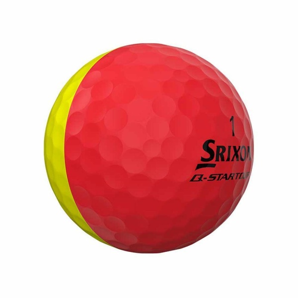 Srixon Q Star Tour Divide Yellow/Red Golf Balls	