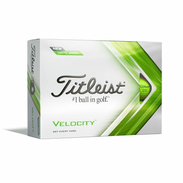 Titleist Velocity Green Golf Balls 2022