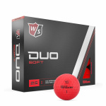 Wilson DUO Soft Red Golf Balls 2023	